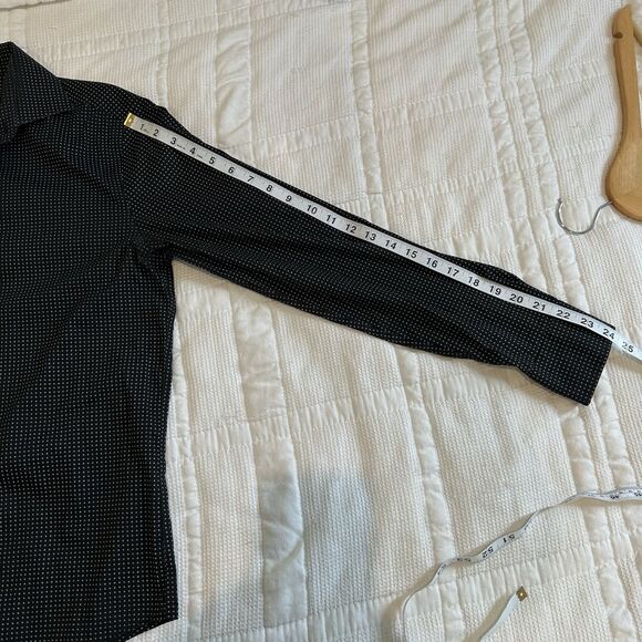 Lauren Ralph Lauren Black Label Shirt Mens Size 15 32/33 Slim Fit Performance - Picture 12 of 12